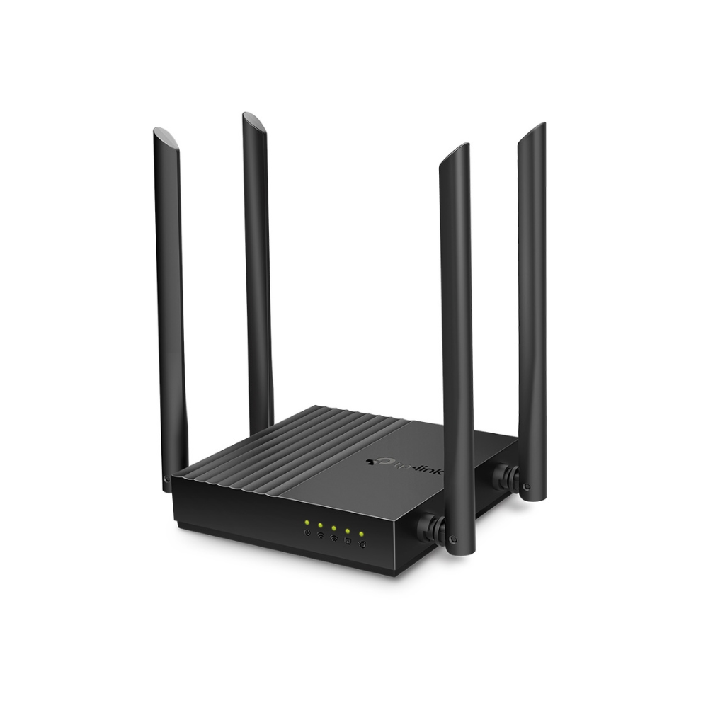 Router Inalámbrico AC 1200, Doble Banda MU-MIMO, 1 Puerto WAN 10/100/1000 Mbps, 4 Puertos LAN 10/100/1000 Mbps, Compatible con EasyMesh, Administración Web o App Tether