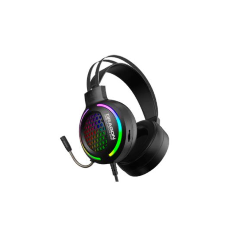 Audífonos Diadema Gamer Nextep Alámbrico Dragon XT, Micrófono USB, RGB, Negro NE-487U