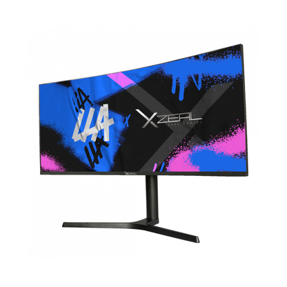 Monitor Gaming Xzeal 34" Curvo | 3440x1440, 100Hz, HDMI/DP (XZMO341B)