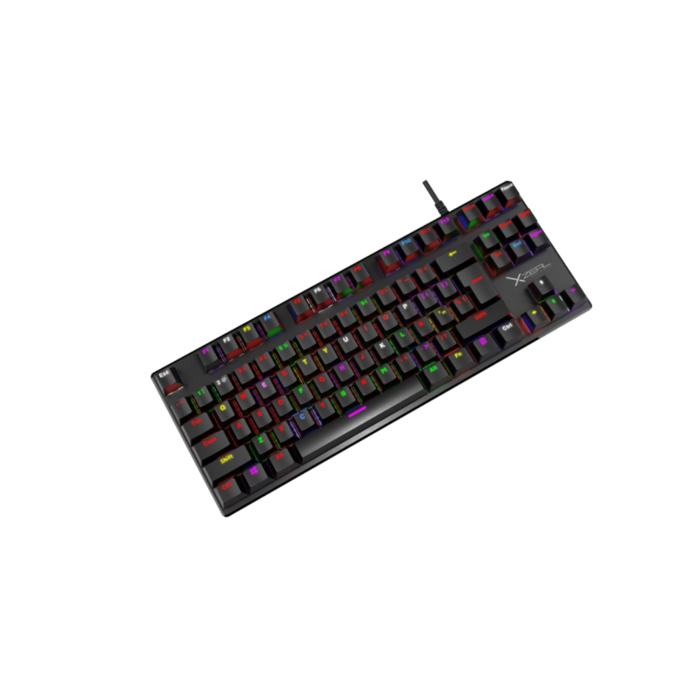 Teclado Mecánico Gamer Xzeal Switch Rojo USB Negro (XZKX020B)