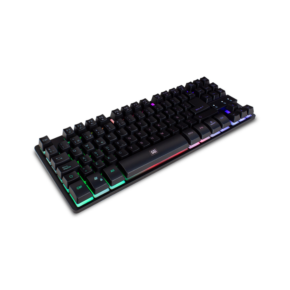 Teclado Vorago Start The Game Tenkeyless LED RGB USB Negro (KB-503)