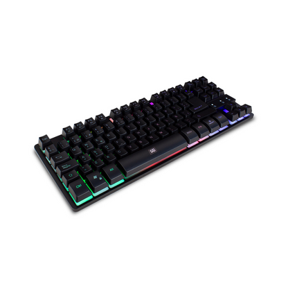 Teclado Vorago Start The Game Tenkeyless LED RGB USB Negro (KB-503)