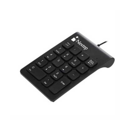 Teclado Numérico Nextep NE-417 Alámbrico, Negro, USB, 18 Teclas