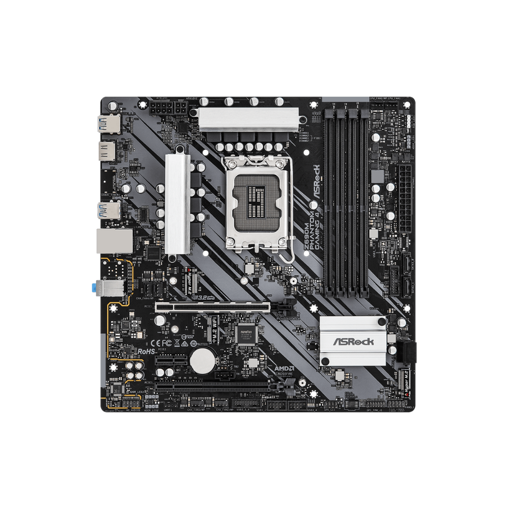 Tarjeta Madre ASRock Z690M Phantom Gaming 4, Socket 1700, 4xDDR4, HDMI, ATX