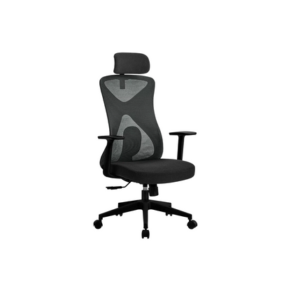 Silla de Oficina Acteck ProEC737 - Ajuste Lumbar, Soporta hasta 120 kg, Negra (AC-937238)