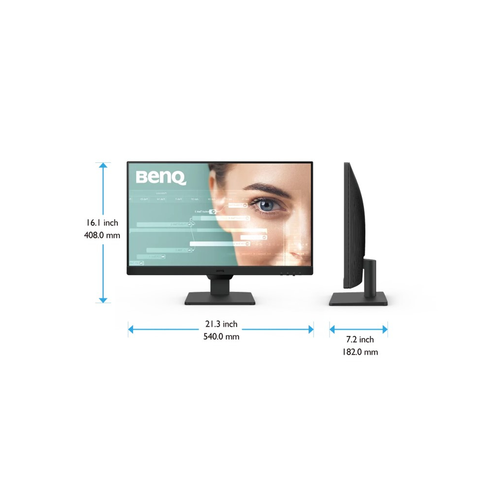 Monitor BenQ GW2490 23.8" Full HD (1920x1080) IPS | 100Hz, HDMI/DP, VESA, Bocinas (9H.LLSLJ.LBL)