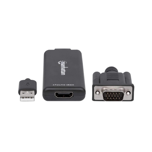 Convertidor Manhattan de Video VGA + Audio USB a HDMI (152426)