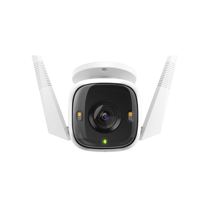 Cámara IP 4MP (2K), Lente 3.18 mm, Wi-Fi, 30 m IR, Exterior IP66, Audio Bidireccional, Micro SD hasta 256 GB, Compatible con Google y Alexa