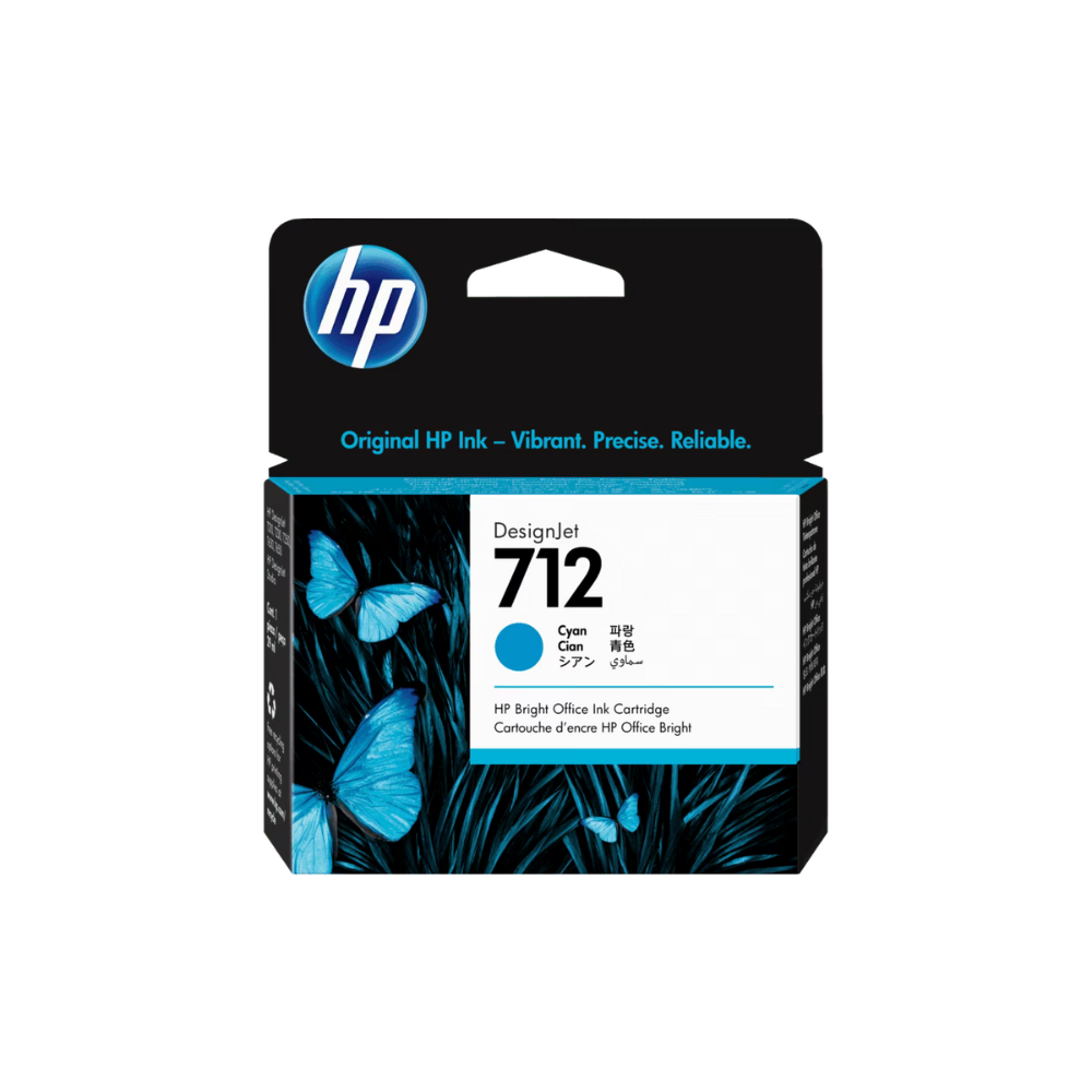 Tinta HP LF 712 3ED67A Cian para DesignJet T210/T230 (29 ml)