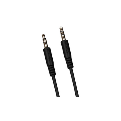 Cable Auxiliar Audio Vorago 3.5mm a 3.5mm Negro (CAB-A01B)