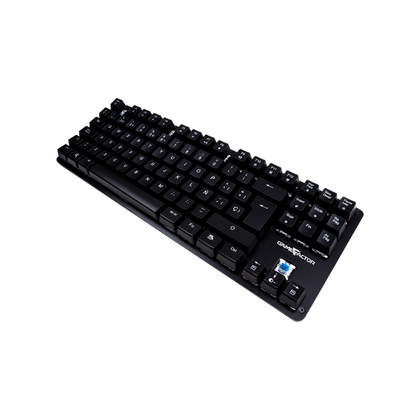 Teclado Mecánico TKL Game Factor RGB, USB, Negro, Switch Blue (KBG500-BL)