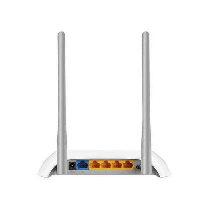 Router Inalámbrico WISP, 2.4 GHz, 300 Mbps, 2 Antenas Externas 5 dBi, 4 Puertos LAN 10/100 Mbps, 1 Puerto WAN 10/100 Mbps, Control de Ancho de Banda