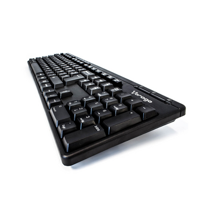 Teclado Vorago Multimedia USB Negro (KB-202)