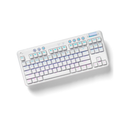 Teclado Logitech G715 TKL con Reposamanos Bluetooth Táctil Off-White (920-010453)