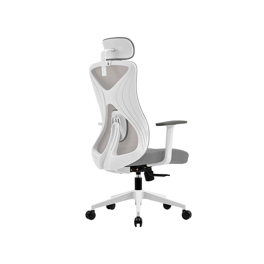 Silla de Oficina Acteck ProEC737 - Ajuste Lumbar, Soporta hasta 120 kg, Blanca (AC-937245)