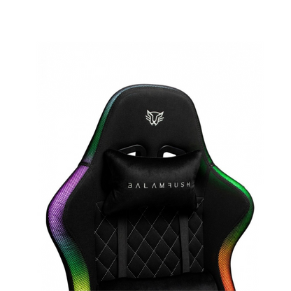 Silla Gaming Balamrush Lightingrush - RGB, Nylon, Mecanismo Mariposa, Negra (BR-931267)