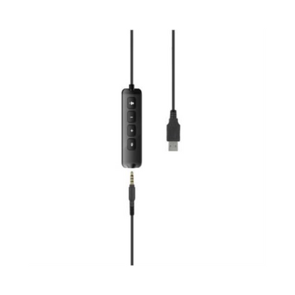 Audífonos Nextep NE-426 con Micrófono USB/3.5mm, Diadema Alámbrica, Negro