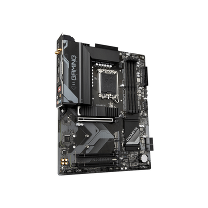 Tarjeta Madre Gigabyte B760M Gaming, Socket 1700, WiFi, Gen 12/13/14, 4xDDR5, HDMI/DP, ATX