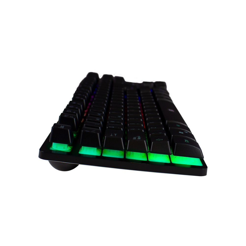 Teclado Vorago Start The Game Tenkeyless LED RGB USB Negro (KB-503)