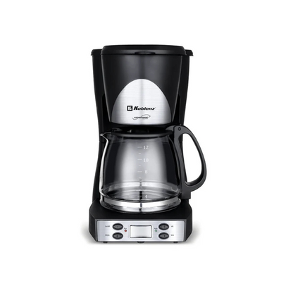 Cafetera Koblenz CKM-212 PIN, programable, 12 tazas (1.5L), filtro lavable, anti-goteo, base para mantener caliente