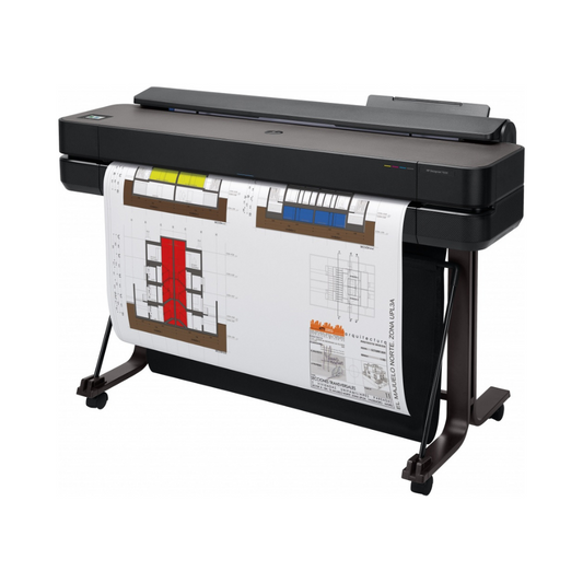 Plotter HP DesignJet T650, Impresora de 36" (91 cm), 4 Tintas, Red, WiFi, Modelo 5HB10A