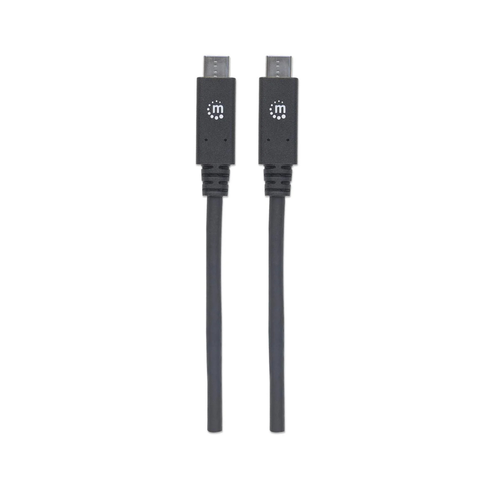 Cable USB Tipo C 3.1 Super Velocidad M-M 1M Manhattan (355223)