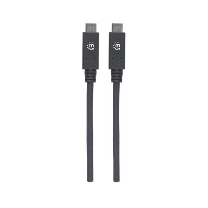 Cable USB Tipo C 3.1 Super Velocidad M-M 1M Manhattan (355223)