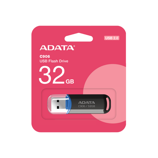 Memoria Flash Adata C906 32GB USB 2.0 Negra (AC906-32G-RBK)