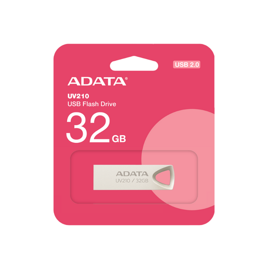 Memoria Flash Adata UV210 32GB USB 2.0 Metálica (AUV210-32G-RGD)