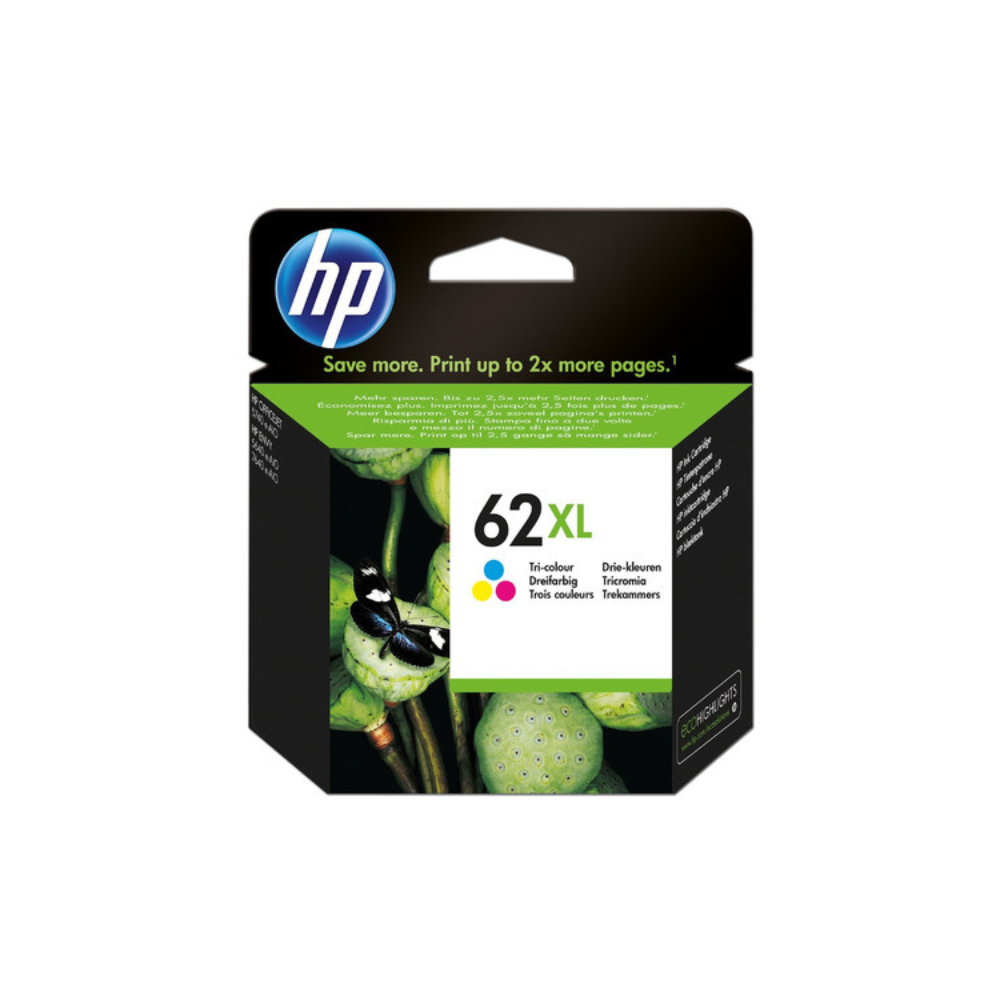 Tinta HP 62 XL C2P07AL Tricolor para OfficeJet 20 (Rendimiento: 415 páginas)