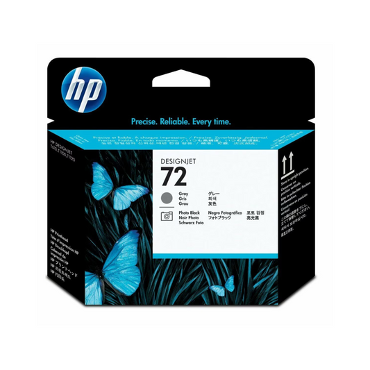 Tinta HP LF 72 C9380A Negro Fotográfico/Gris para DesignJet T1100/T610 (130 ml)