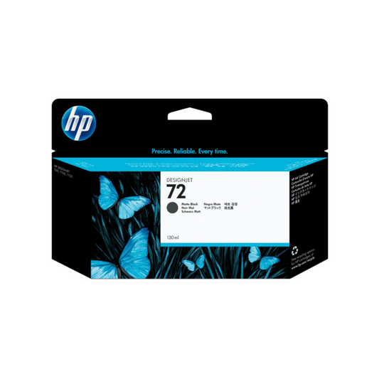 Tinta HP LF 72 C9403A Negro Mate para DesignJet T1100/T610 (130 ml)