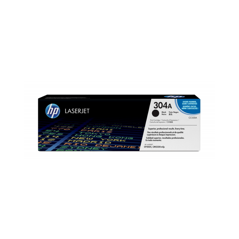 Tóner HP 304A CC530A Negro LaserJet CP2025/CM2320 MFP (3,500 Páginas)