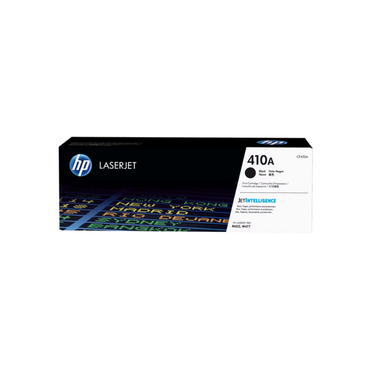 Tóner HP 410A CF410A Negro LaserJet M452DN/M452NW/M477FDN/M477FDW/M477FNW (2,300 Páginas)