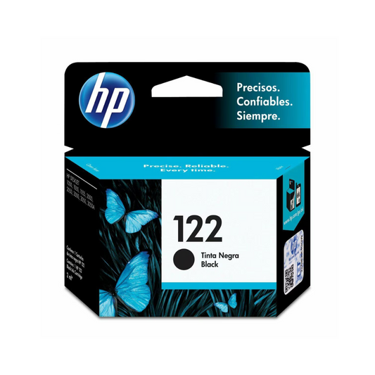 Tinta HP 122 CH561HL Negra para DeskJet 1000/2000/2050/3050 (Rendimiento: 120 páginas)