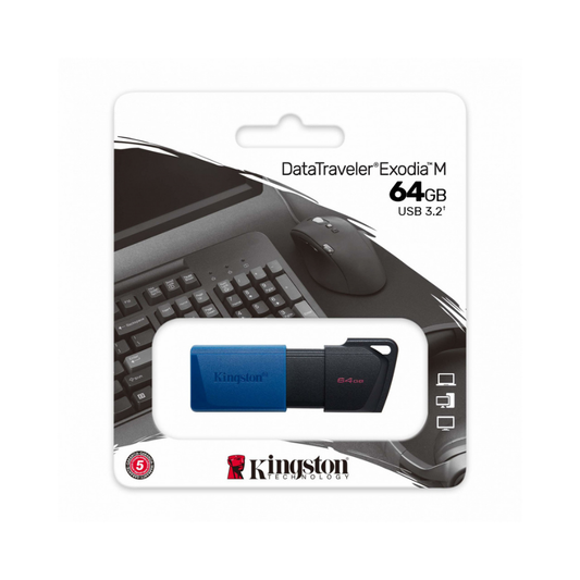 Memoria Flash Kingston 64GB USB 3.2 Gen 1 Exodia M (DTXM/64GB)