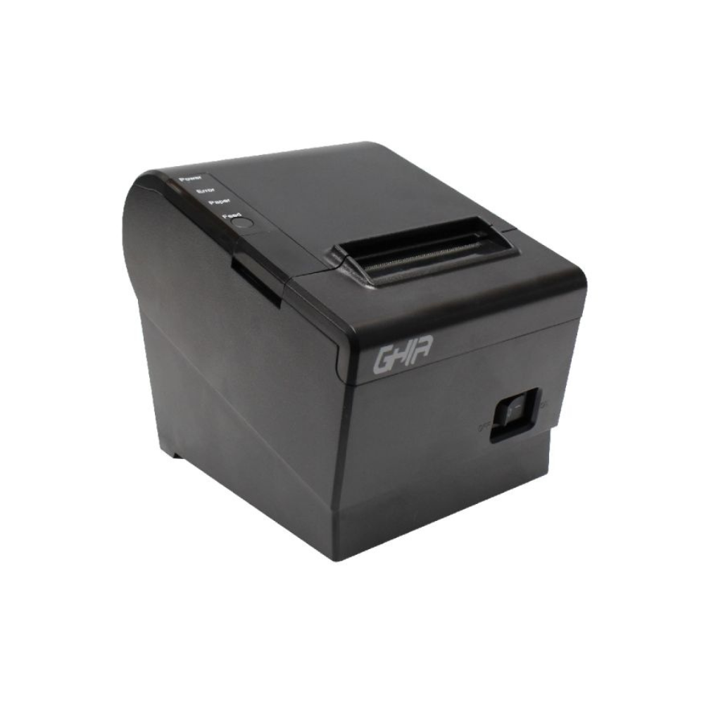 Miniprinter Térmica Ghia Negra, 58 mm, USB, Autocorte