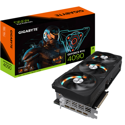 Tarjeta de Video Gigabyte 24GB GeForce RTX 4090 Gaming 3X Fan RGB GDDR6X DLSS 3 OC HDMI/DP