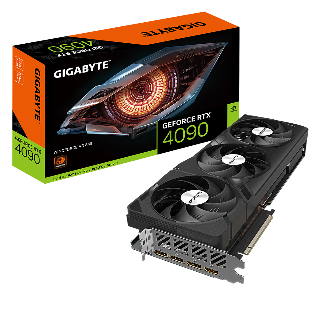 Tarjeta de Video Gigabyte 24GB GeForce RTX 4090 Super Windforce V2 3X Fan GDDR6X DLSS 3 HDMI/DP