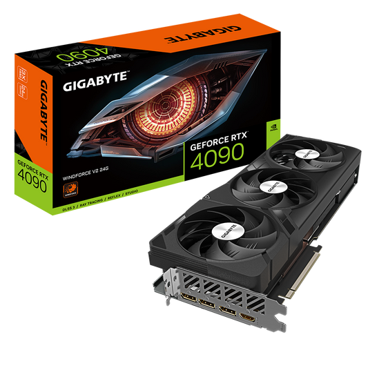 Tarjeta de Video Gigabyte 24GB GeForce RTX 4090 Super Windforce V2 3X Fan GDDR6X DLSS 3 HDMI/DP