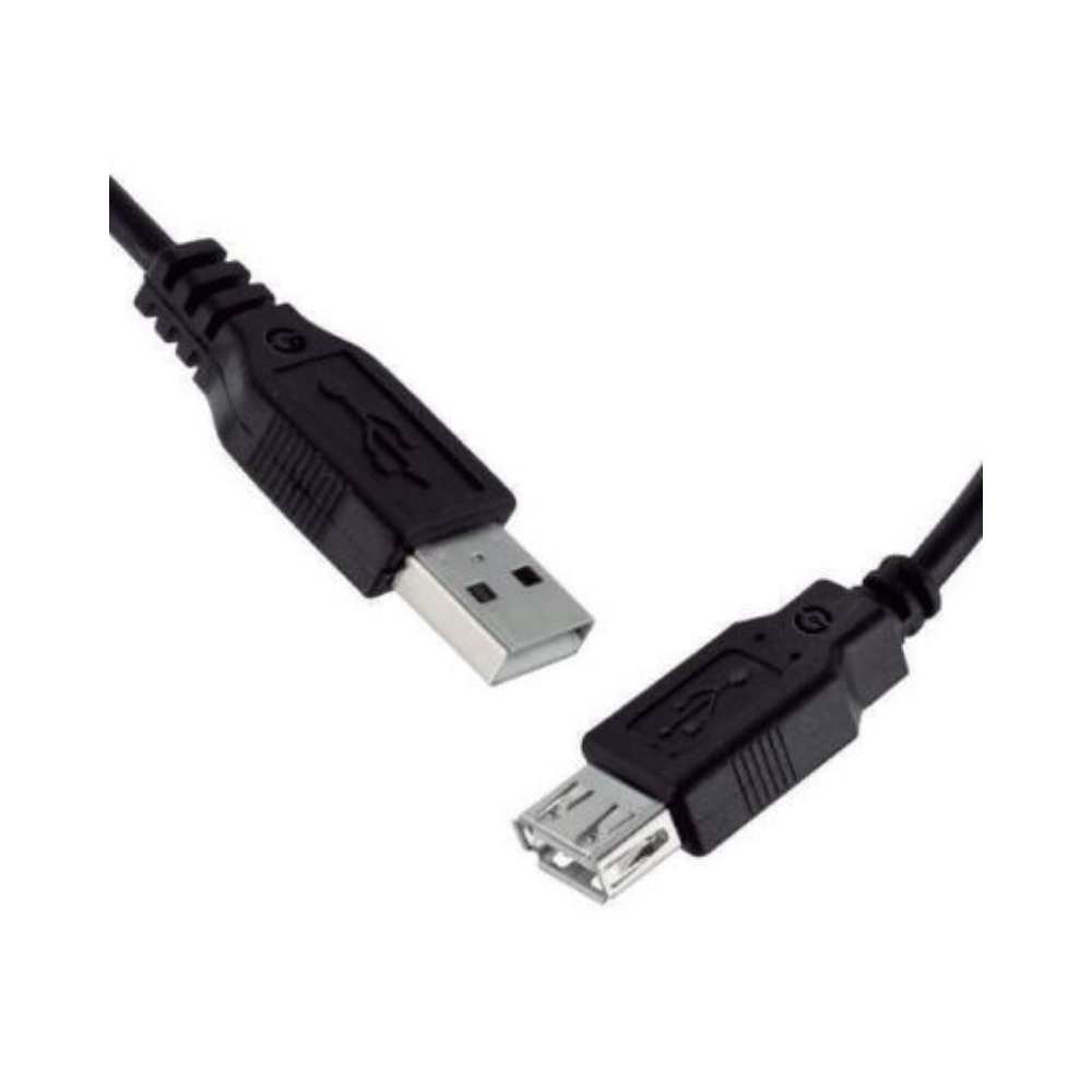 Cable USB 2.0 Getttech JL-3520 USB A-Extension Negro 1.5M