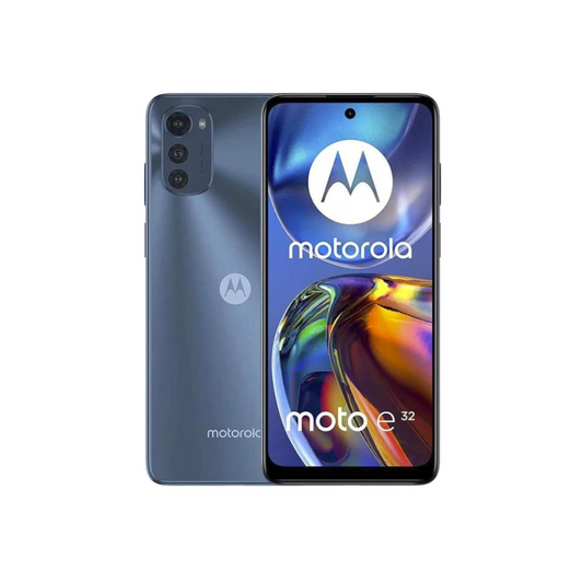 Smartphone Motorola E32 6.5" 64Gb/4Gb Cámara 16Mp+2Mp+2Mp/8Mp Unisoc Android 11 Color Gris