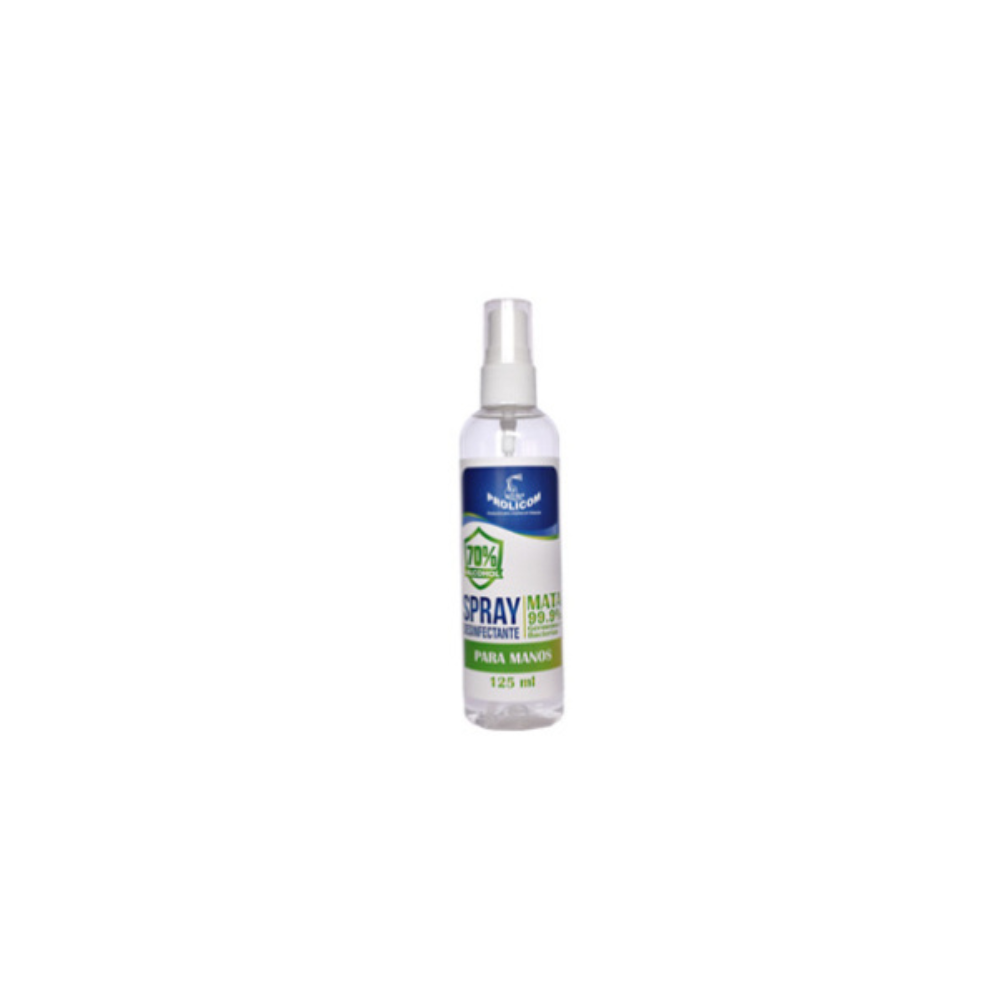 Desinfectante Prolicom Spray para Manos 125ml Contra COVID