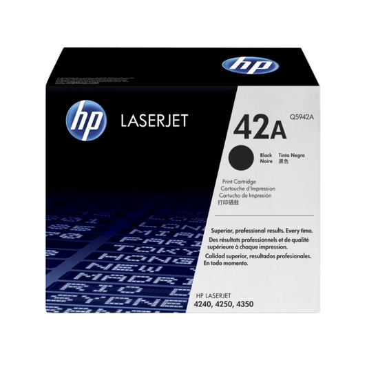 Tóner HP 42A Q5942A Negro LaserJet 4240/4250/4350 (10,000 Páginas)