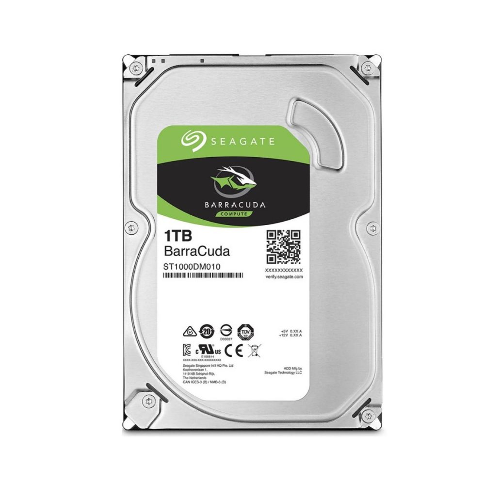 Disco Duro Seagate 1TB 3.5" 7200RPM 64MB BarraCuda (ST1000DM014)