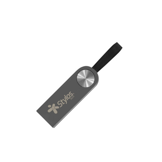 Memoria USB Stylos 16GB ST300 Flash 2.0 Negra (STMUS316B)