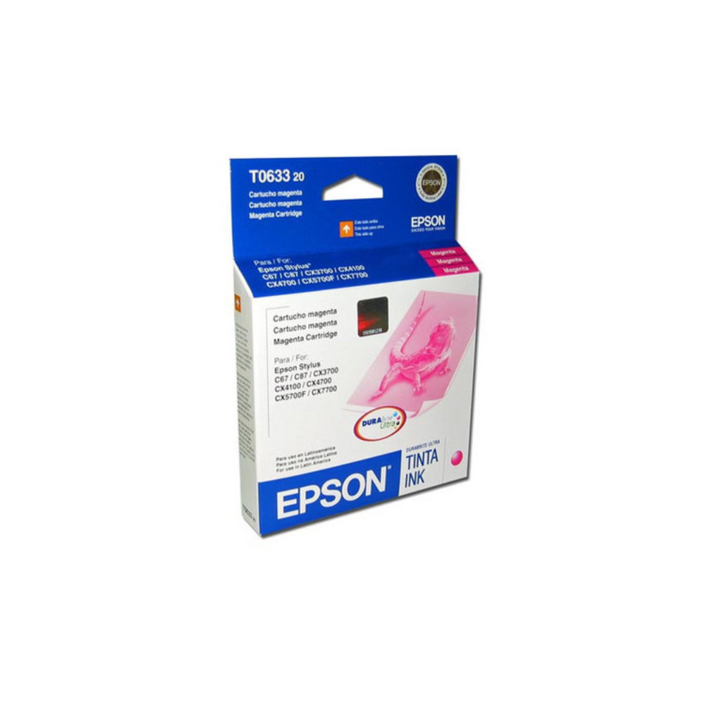 Cartucho Epson Cx3700 Magenta Stylus Pro C67 87  8Ml T063320-Al