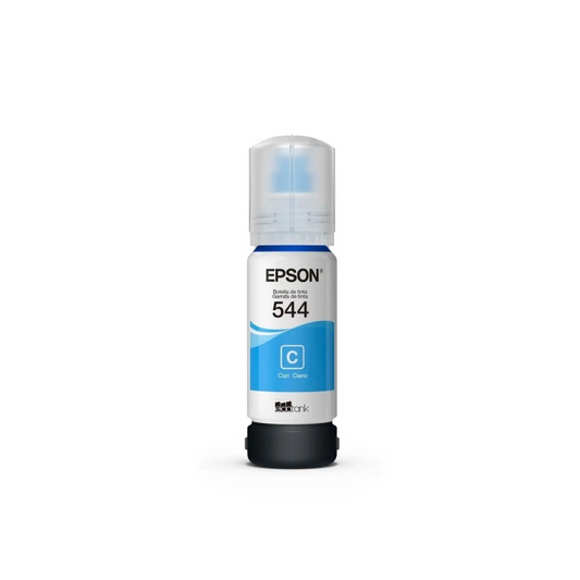 Botella De Tinta Epson Ecotank T544 Cyan 70Ml T544220-Al