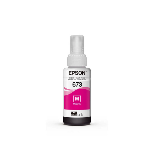 Botella De Tinta Epson Ecotank Foto T673 Magenta L800 L1800 70Ml T673320-Al