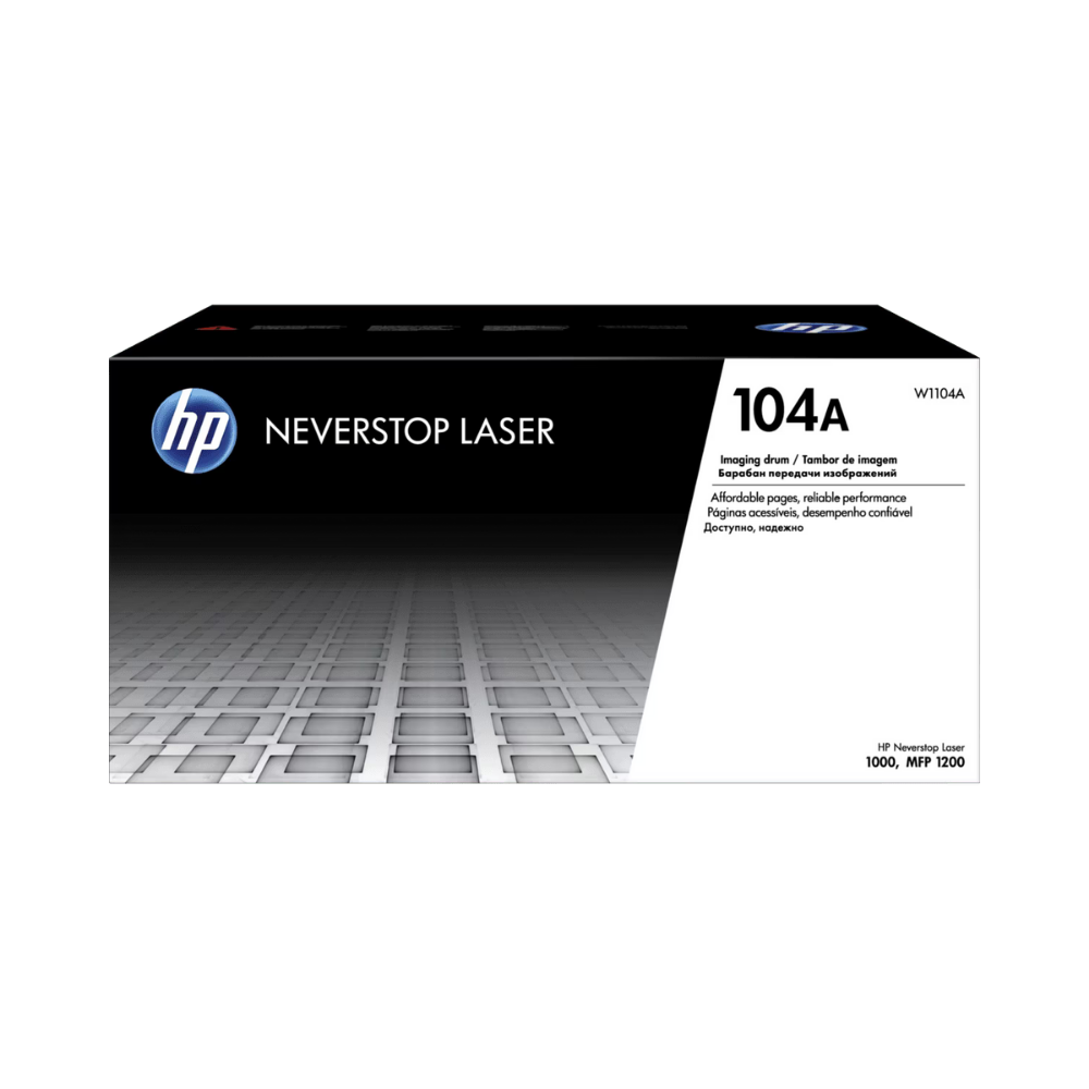 Tambor de Imagen HP 104A W1104A Negro Neverstop (20,000 Páginas)